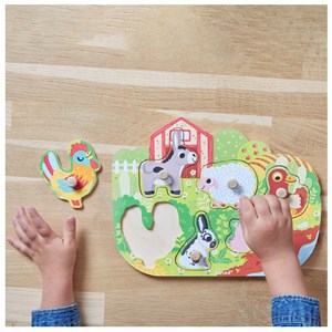 Puzzle en bois happy farm
