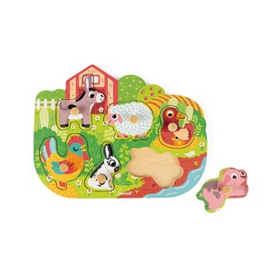 Puzzle en bois happy farm