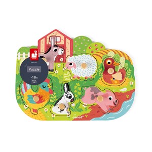 Puzzle en bois happy farm