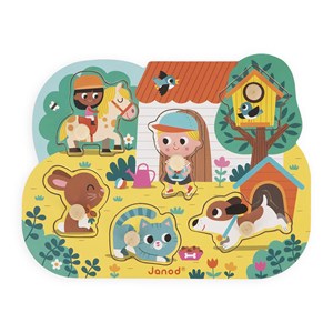 Puzzle en bois campagne