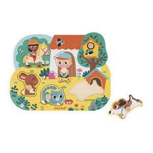 Puzzle en bois campagne