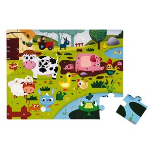 Puzzle tactile de la ferme