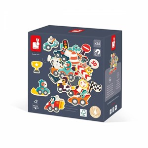 Magnets bolides 24 pièces