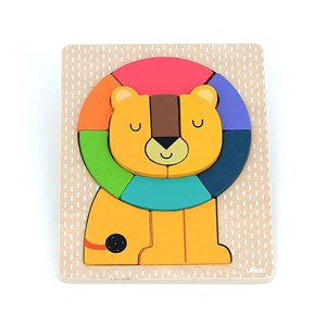 Puzzle encastrement lion andy westface