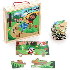 4 puzzles le petit poucet