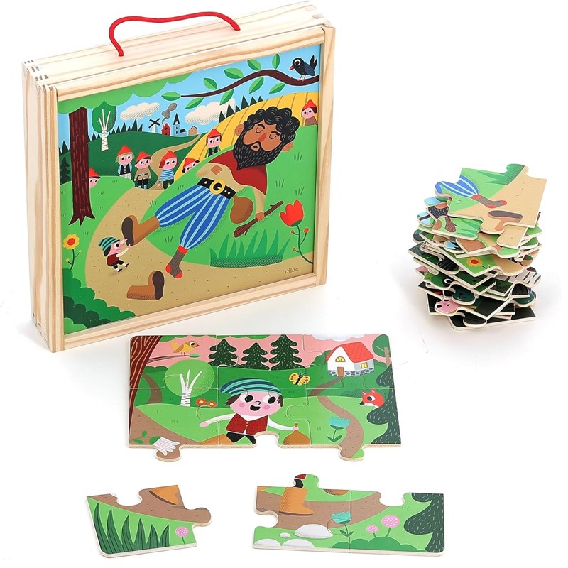 4 puzzles le petit poucet