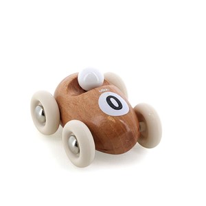 Mini roadster en bois naturel
