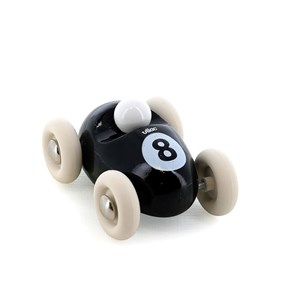 Mini roadster en bois noir