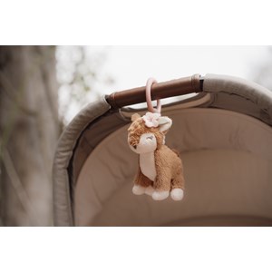 Peluche faon vibrante à suspendre