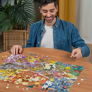 Puzzle l'aventure pokémon 1000 pièces
