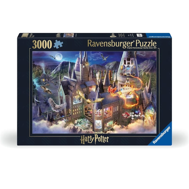 Puzzle vue sur le château poudlard 3000
