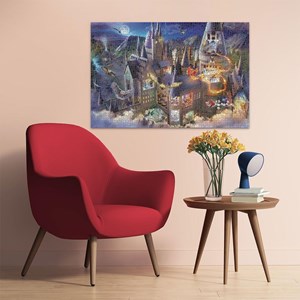 Puzzle vue sur le château poudlard 3000