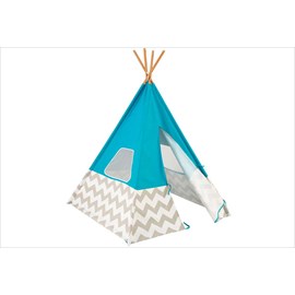 Tipi enfant bleu turquoise