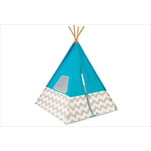 Tipi enfant bleu turquoise