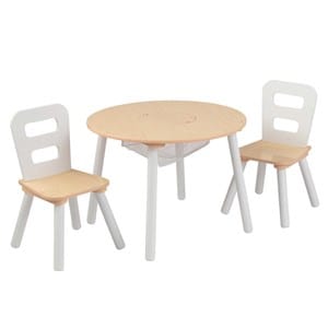 Table enfant ronde et 2 chaises