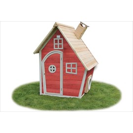 Petite cabane en bois rouge fantasia 100