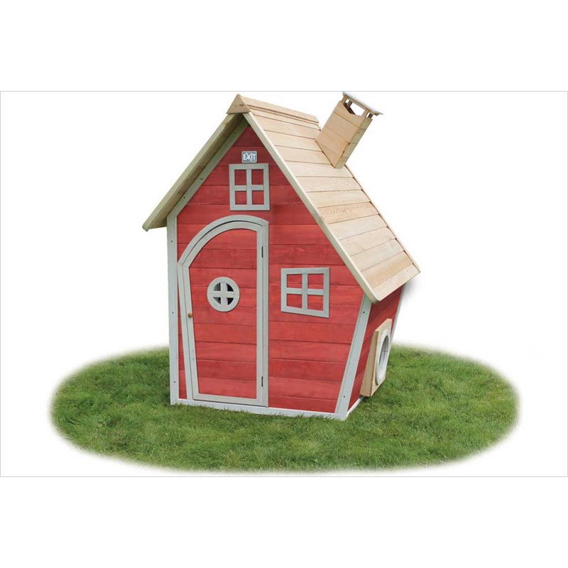 Exit - Petite cabane en bois rouge fantasia 100