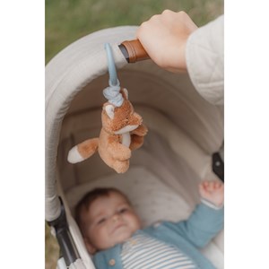 Peluche renard vibrante à suspendre