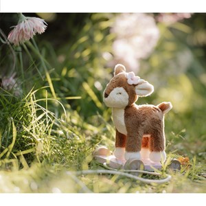 Peluche faon à tirer fairy garden