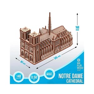 Puzzle 3d cathédrale notre dame