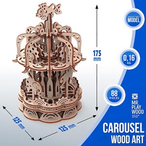 Puzzle 3d carrousel s animé