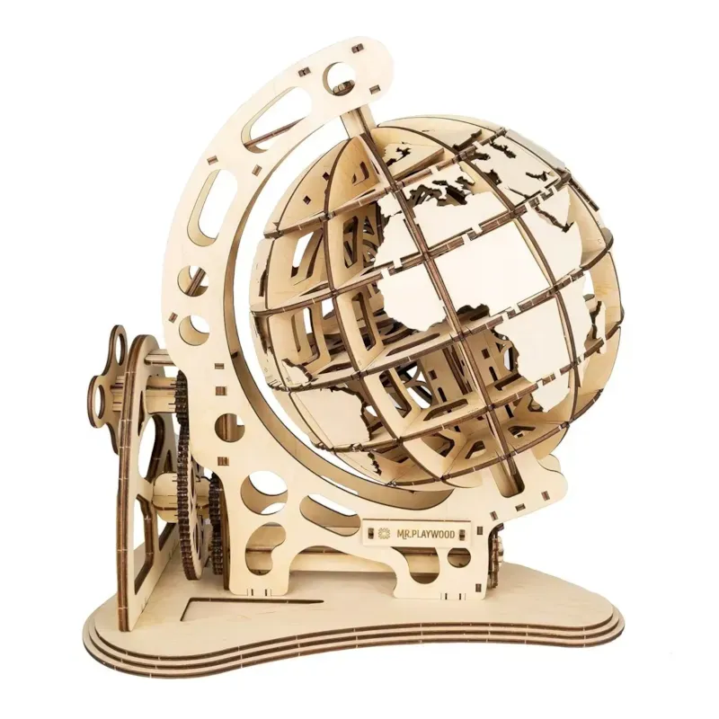 Puzzle 3d globe mécanique