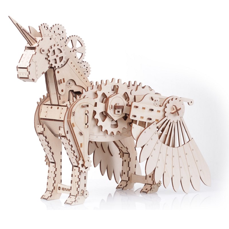 Puzzle 3d licorne mécanique s