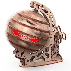 Puzzle 3d globe mécanique s