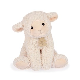 Peluche agneau beige 30 cm