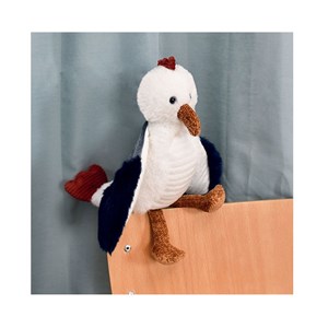 Peluche mouette blanche