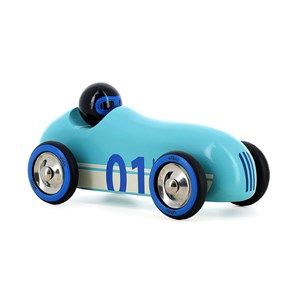 Voiture old sport compet’ turquoise