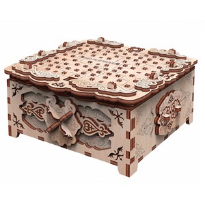 Puzzle 3d boîte à secret fantaisie flo