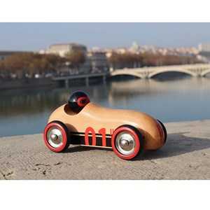 Voiture old sport compet’ bois naturel
