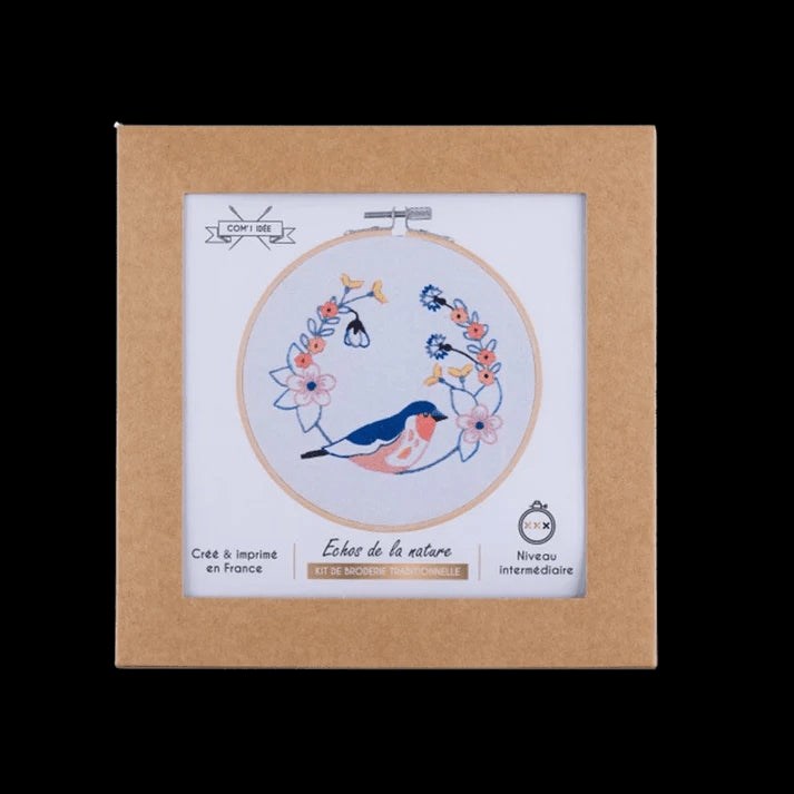 Kit broderie - échos de la nature