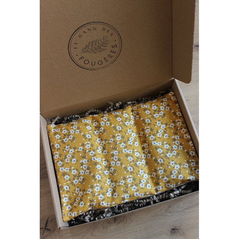 Bouillotte micro onde - liberty jaune