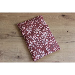 Bouillotte sèche -fleurs craie marsala