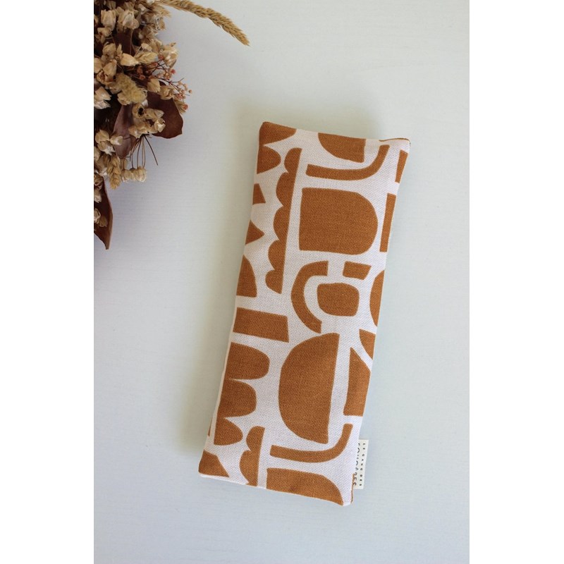 Masque yeux yoga - soléa ocre