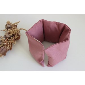 Bouillotte cervicales lin vieux rose