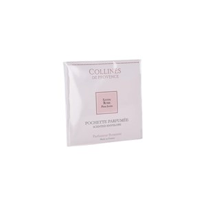 Pochette parfumée satin rose