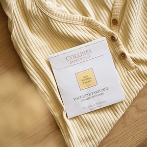 Pochette parfumée soie sauvage