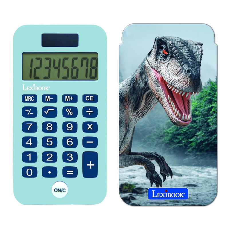 Calculatrice de poche dinosaures