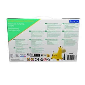Girafe sauteuse gonflable