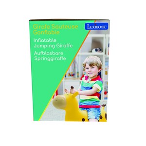 Girafe sauteuse gonflable
