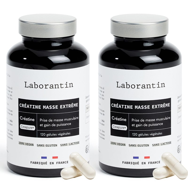 Laborantin - Créatine creapure® - cure sport - 2 mois