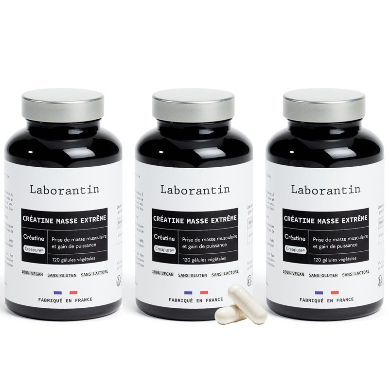 Laborantin - Créatine creapure® - cure sport - 3 mois