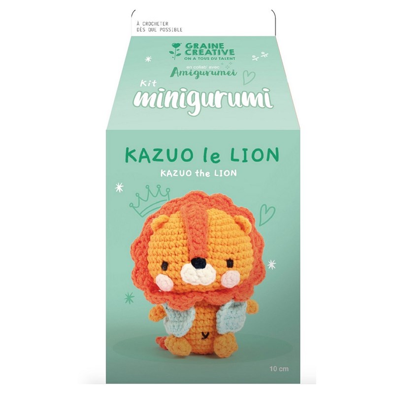 Kit amigurumi kazuo le lion