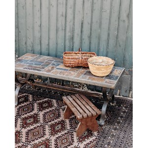 Pénélope, la table basse carrelée n°31