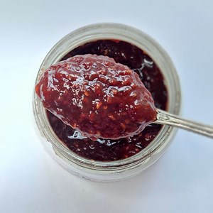 Confiture framboise violette 100g