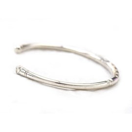 Bracelet rigide arrondi touareg argent