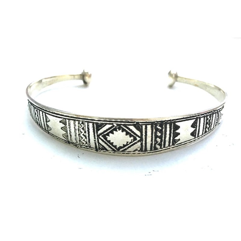 Bracelet touareg rigide & plat